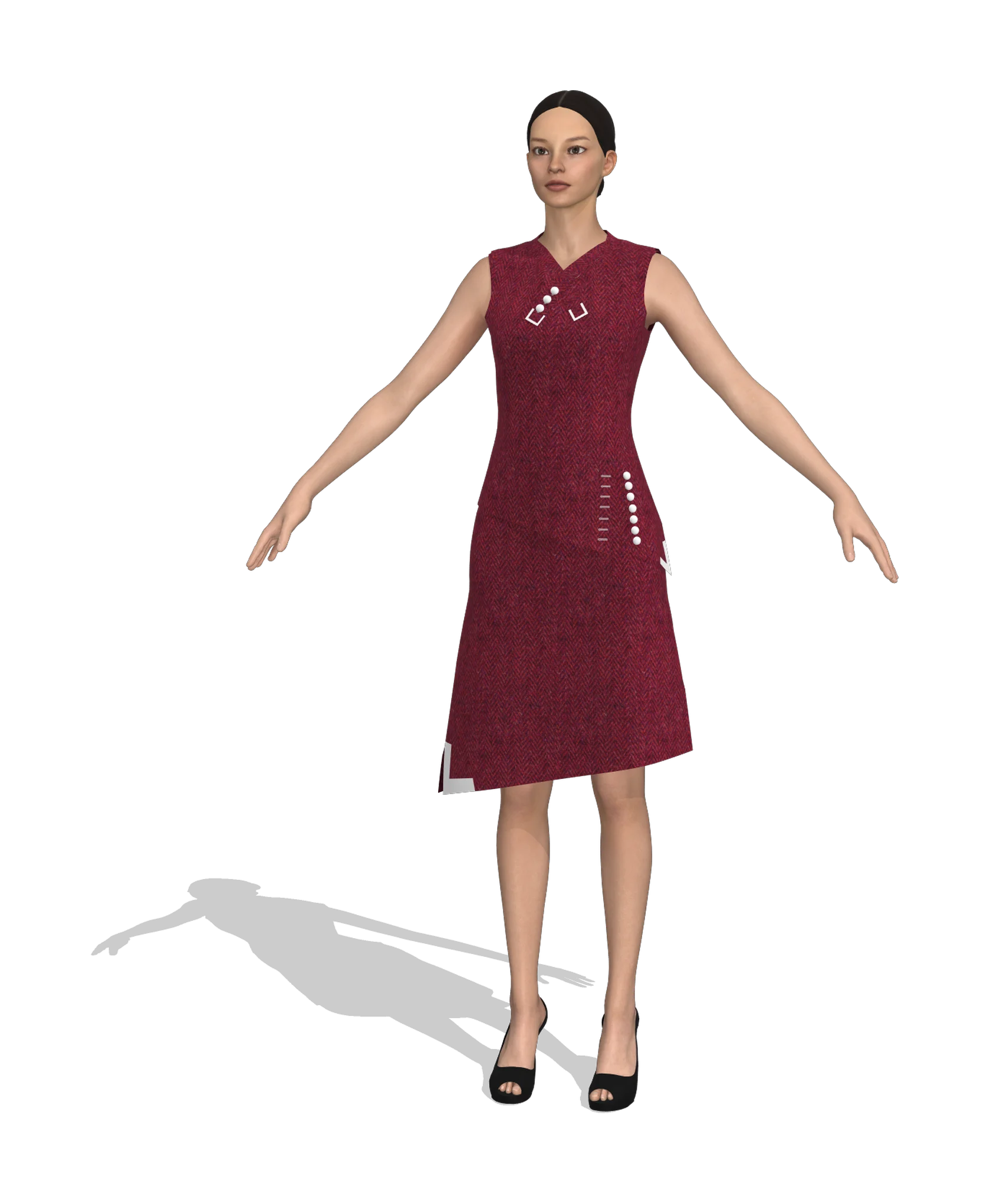 KDscion w206 sleeveless asymmetric duo-suit